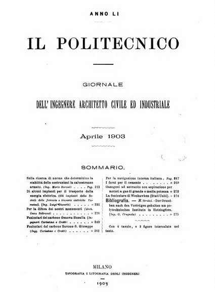 Il politecnico-Giornale dell'ingegnere architetto civile ed industriale