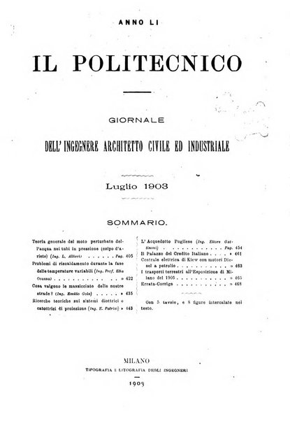 Il politecnico-Giornale dell'ingegnere architetto civile ed industriale