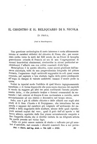 Il politecnico-Giornale dell'ingegnere architetto civile ed industriale