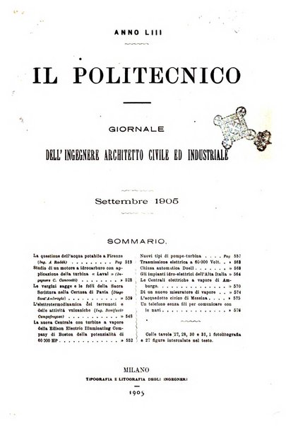 Il politecnico-Giornale dell'ingegnere architetto civile ed industriale