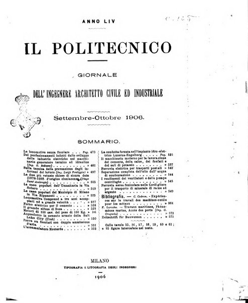 Il politecnico-Giornale dell'ingegnere architetto civile ed industriale