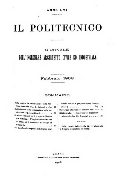 Il politecnico-Giornale dell'ingegnere architetto civile ed industriale