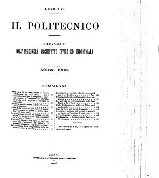 Il politecnico-Giornale dell'ingegnere architetto civile ed industriale