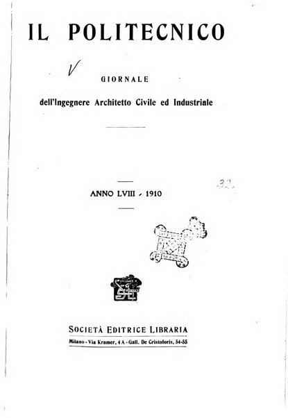 Il politecnico-Giornale dell'ingegnere architetto civile ed industriale