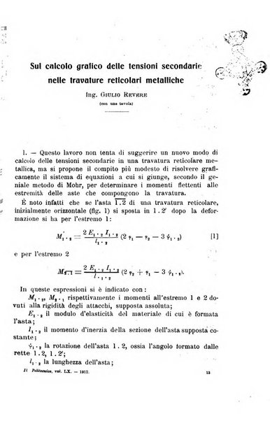 Il politecnico-Giornale dell'ingegnere architetto civile ed industriale