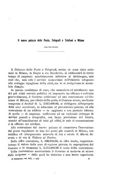 Il politecnico-Giornale dell'ingegnere architetto civile ed industriale