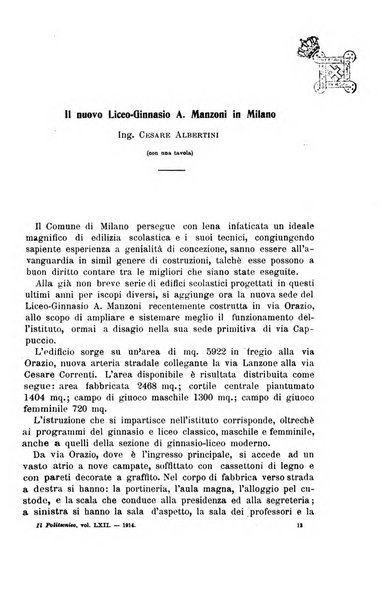 Il politecnico-Giornale dell'ingegnere architetto civile ed industriale