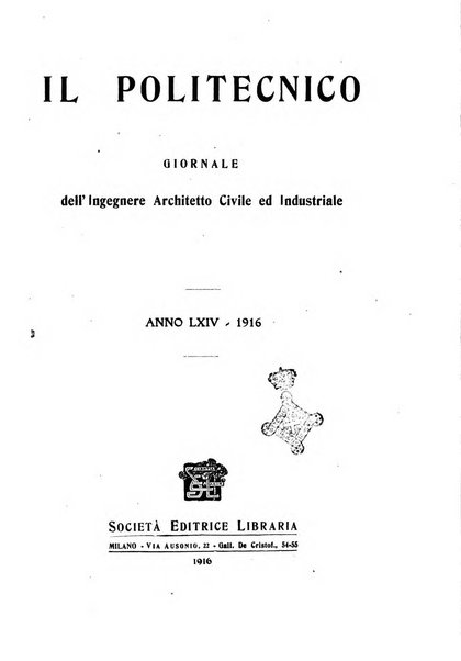 Il politecnico-Giornale dell'ingegnere architetto civile ed industriale