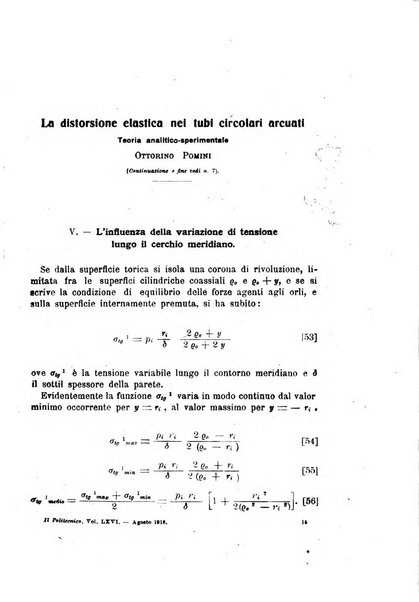 Il politecnico-Giornale dell'ingegnere architetto civile ed industriale