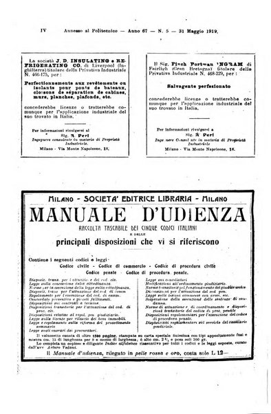 Il politecnico-Giornale dell'ingegnere architetto civile ed industriale