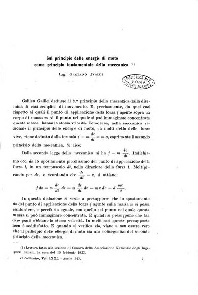 Il politecnico-Giornale dell'ingegnere architetto civile ed industriale