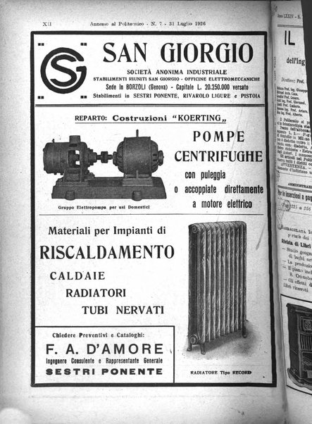 Il politecnico-Giornale dell'ingegnere architetto civile ed industriale