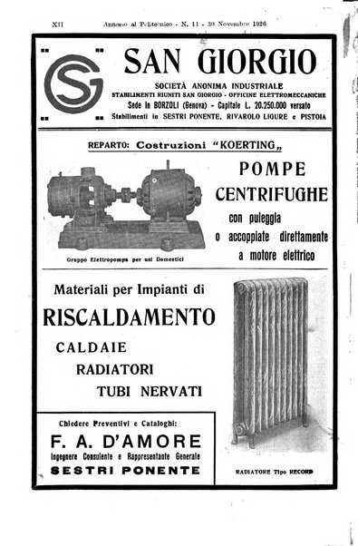 Il politecnico-Giornale dell'ingegnere architetto civile ed industriale