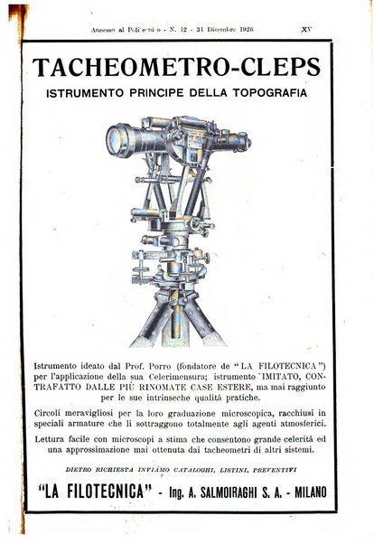 Il politecnico-Giornale dell'ingegnere architetto civile ed industriale