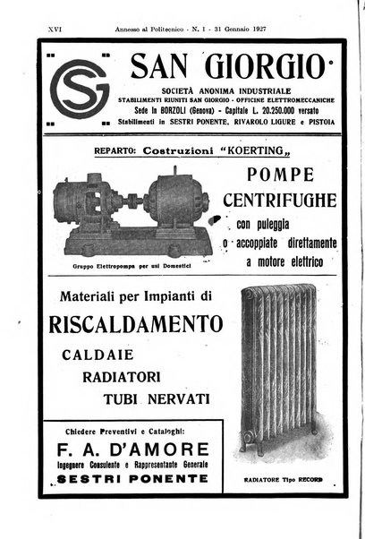 Il politecnico-Giornale dell'ingegnere architetto civile ed industriale