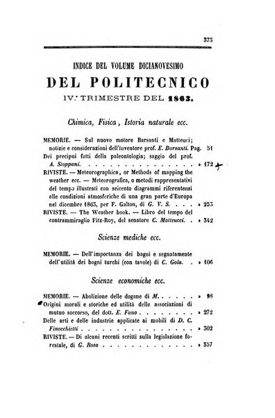 Il politecnico repertorio mensile di studj applicati alla prosperita e coltura sociale