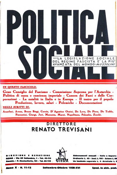 Politica sociale rivista mensile