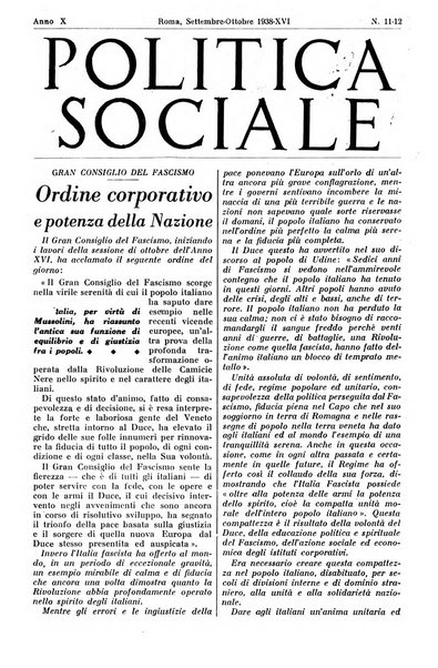 Politica sociale rivista mensile