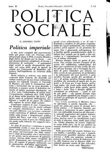 Politica sociale rivista mensile