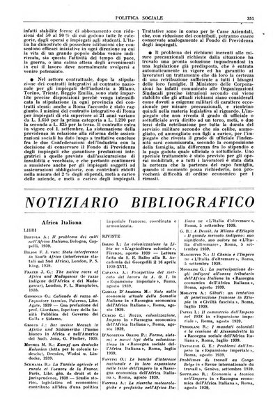 Politica sociale rivista mensile