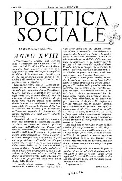 Politica sociale rivista mensile