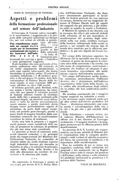 Politica sociale rivista mensile