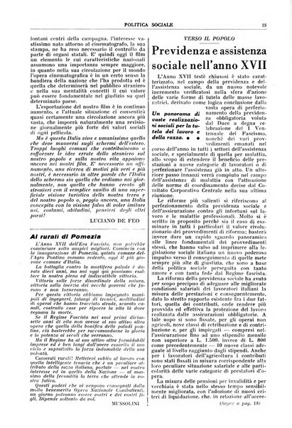 Politica sociale rivista mensile