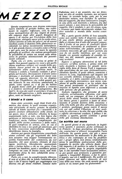 Politica sociale rivista mensile