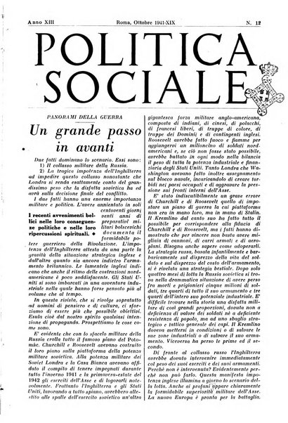 Politica sociale rivista mensile