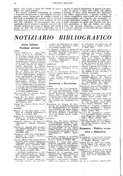 Politica sociale rivista mensile