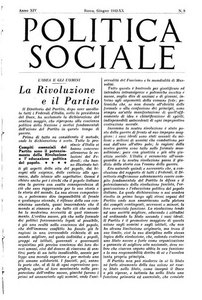 Politica sociale rivista mensile