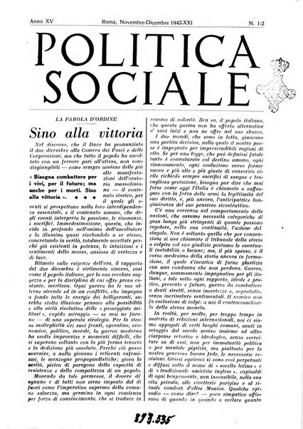 Politica sociale rivista mensile