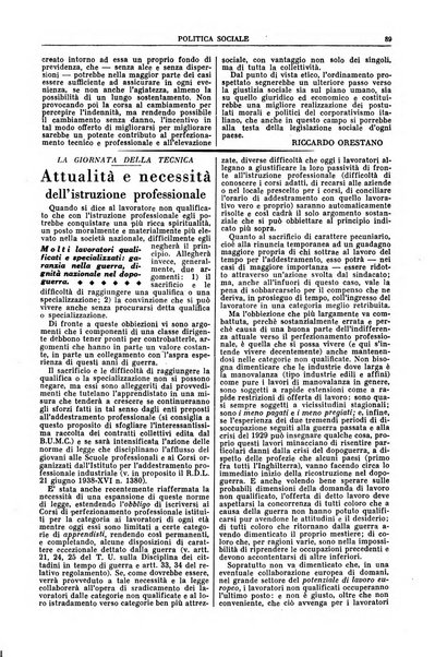 Politica sociale rivista mensile