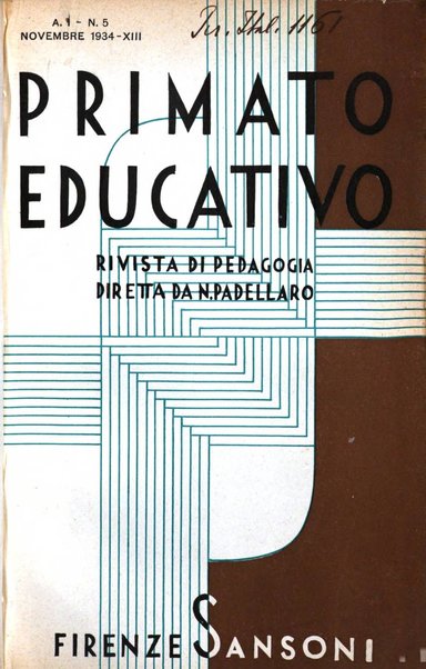 Primato educativo rivista bimestrale di pedagogia