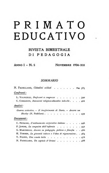 Primato educativo rivista bimestrale di pedagogia