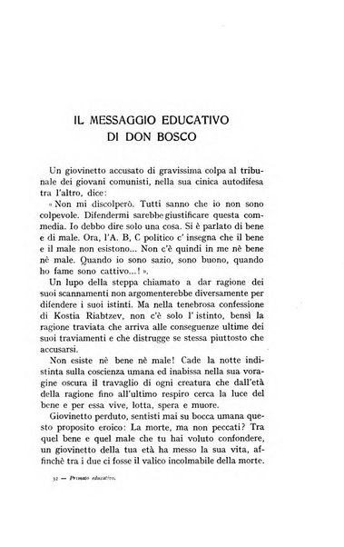 Primato educativo rivista bimestrale di pedagogia