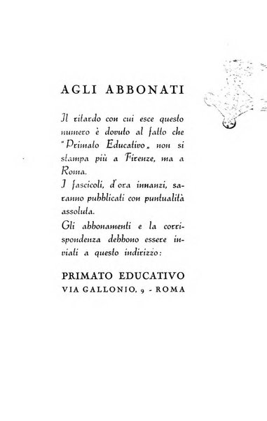 Primato educativo rivista bimestrale di pedagogia