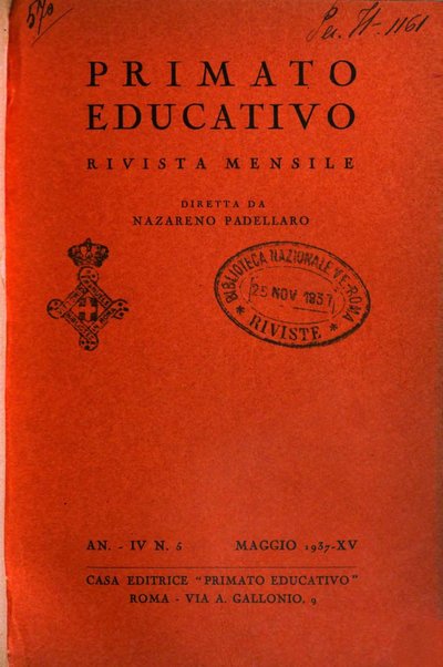 Primato educativo rivista bimestrale di pedagogia