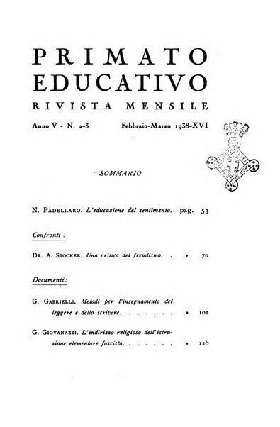 Primato educativo rivista bimestrale di pedagogia