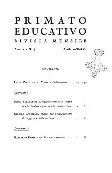 Primato educativo rivista bimestrale di pedagogia