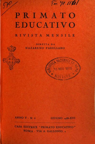 Primato educativo rivista bimestrale di pedagogia