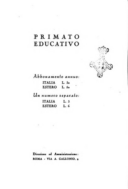 Primato educativo rivista bimestrale di pedagogia