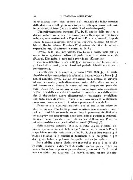 Il problema alimentare chimica, fisiologia, patologia, terapia