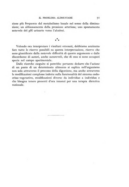 Il problema alimentare chimica, fisiologia, patologia, terapia