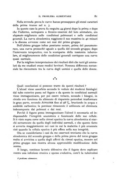 Il problema alimentare chimica, fisiologia, patologia, terapia