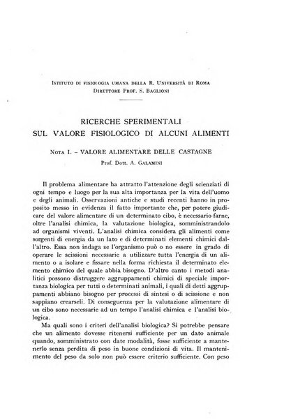 Il problema alimentare chimica, fisiologia, patologia, terapia