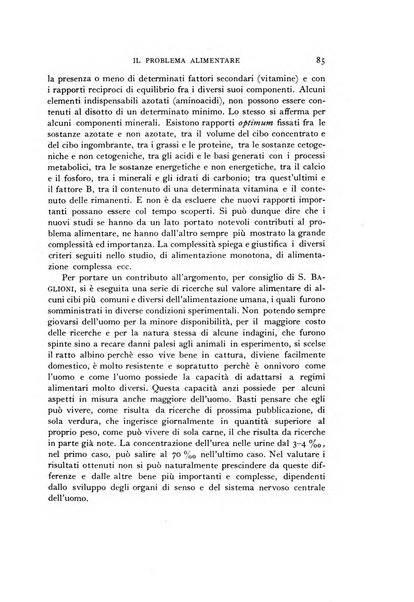 Il problema alimentare chimica, fisiologia, patologia, terapia