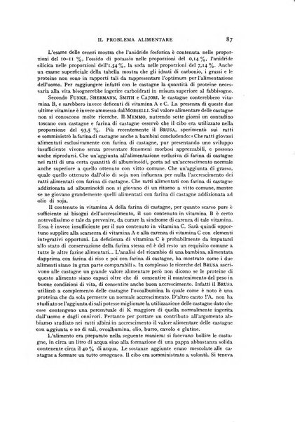 Il problema alimentare chimica, fisiologia, patologia, terapia