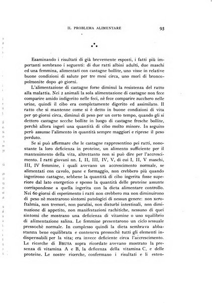 Il problema alimentare chimica, fisiologia, patologia, terapia