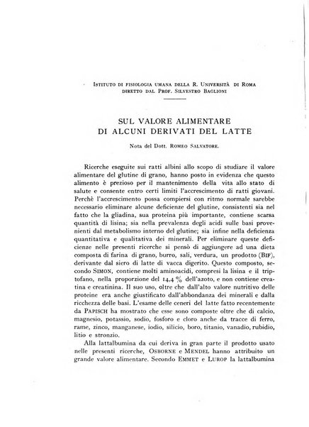 Il problema alimentare chimica, fisiologia, patologia, terapia